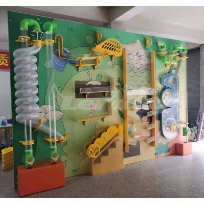 China Commercial Wooden Ball Indoor Sensory Wall Educational Children's Playground Wooden Playground For Kids The Playground for sale