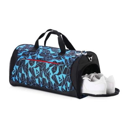 China Shoe Compartment 2021 Mens Womens Travel Duffle Bag Sports Gym Bag With Shoes Compartment for sale