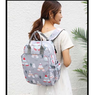 China Wholesale Water Resistant Diaper Switch Travel Mom Backpack Diaper Bag Tote Bags for sale