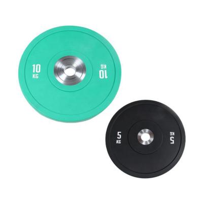 China Weight Lifting Exercise Weight Plate Barbell Plate Gym Fitness Weight Plate Bumper Rubber Plate for sale