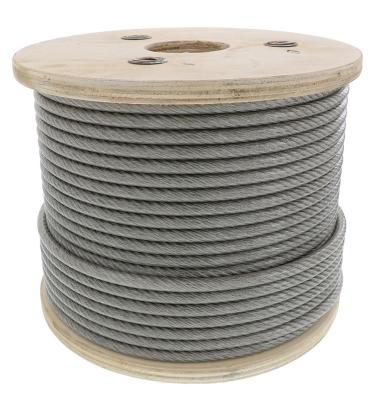 China High Tensile Electrical Rope Strength 7*19 13mm Galvanized Steel Wire Rope Cable for sale