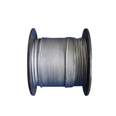 China 8x7+1x19 Rope Galvanized Steel Wire Rope For Car Window Regulator Line for sale