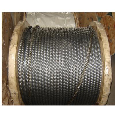 China Cheap Rope China Price Ungalvanized Steel Wire Rope For Elevator 8*19S+FC 6*19S+FC for sale