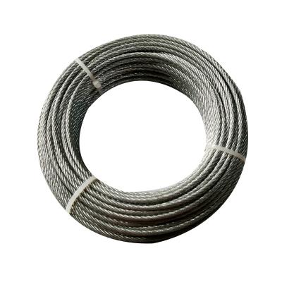 China Gaosheng High Tensile Strength 304 Stainless Steel Wire Rope Aircraft Netting Cable for sale