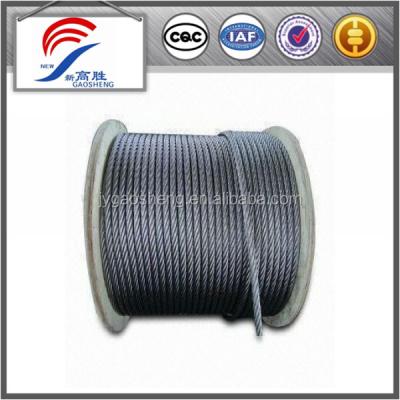 China Galvanized Aircraft Cable Steel Wire Rope Galvanized Aircraft Cable/Stainless Steel Wire Suppliers/Steel Cable Accessories for sale