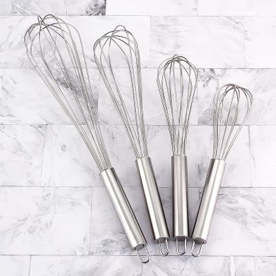 China Sustainable High Quality Kitchen Tools Restaurant Utensils Stainless Steel Mini Egg Whisk for sale