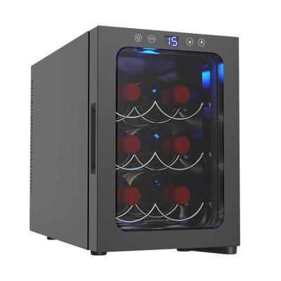 Chine Small Wine Cooler with Led Light Customized Wine Fridge Small Single Zone Wine Chiller Refrigerator à vendre