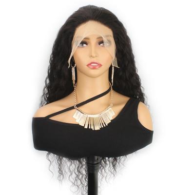 China Water Wave Gueless 30 32 Inch Hair Miami Vendor Virgin 30in Indian Preplucked Hd Transparent Swiss Water Wave Lace Frontal Wig for sale