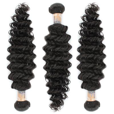 China Wholesale hot seller deep wave 12a virgin unprocessed cuticle aligned hair bundles extension raw mink cambodian wavy hair for sale