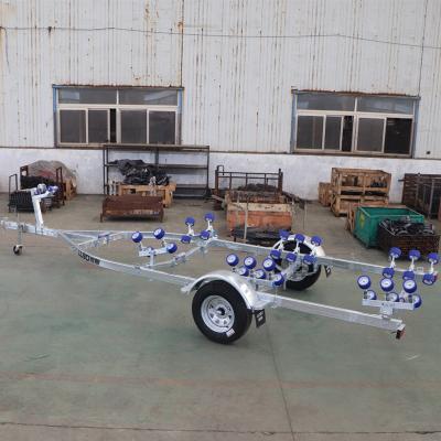 China Boat Trailer FRP600 6.46m RIB680 6.75m Boat Trailers for sale