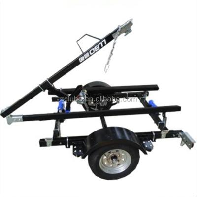 China Compact Folding Boat Trailer Small Boat Trailer For Inflatable Boat Use for sale