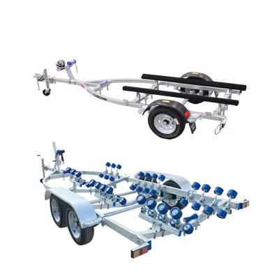 China Light duty boat trailer manufacture saler boat trailer 5m boat trailer for sale