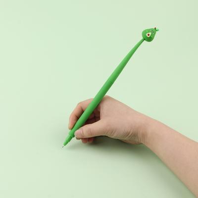 China Normal fashion cute soft silicone hug fruit shake pen children gift school office supplies stationery for sale