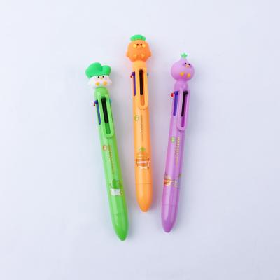 China Popular Vegetable Ballpoint Pen Multiple 6 Colors Ball Pens For Kids Gift School Office Supplies Stationery Hand Account for sale