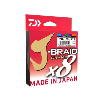 China Floating Line DAIWA J-BRAID GRAND 8 Length:300m, Diameter:0.1-0.42mm,size:14-100lb Braided Fishing Line for sale