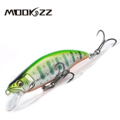 China ABS Plastic MOOKZZ 6.7cm 8g Floating dive 0~1m Jerkbaits Artificial Bait Minnow Wobbler Fishing Lures for sale