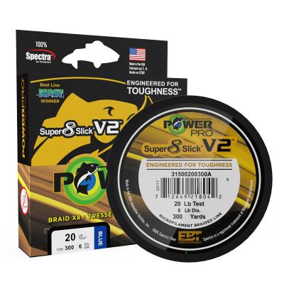 China Floating Line 300yds POWER PRO 8X Braided Spectra Fishing Line 10-80lb USA Super PE Fishing Line Braid 8 Strands PESCA for sale