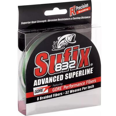 China Floating Line Sufix 832 Braided Fishing Line 120M 250M Advanced Braid 8 Strands 0.1mm-0.42mm 13-86lb Multifilament PE Linha Multifilamento for sale