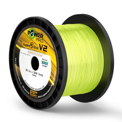 China Floating Line POWER PRO 8 Slick V2 Saltwater Braided Fishing Line - Length:2750m/3000yds, Size:30LB-120LB USA PE Braided Wire Sea Fishing for sale