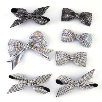 China 3D Custom 3D Beading Bow Tie Iron on Patches Pattern for Garment or Hair Accessories for sale