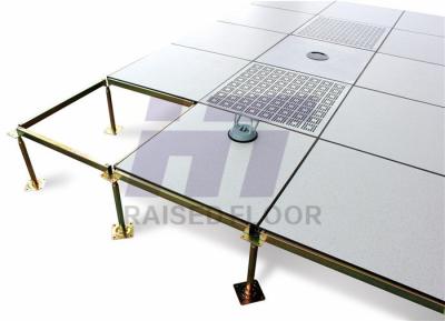 China Antistatic Steel Raised Access Flooring Removable With Flat Head Pedestal for sale