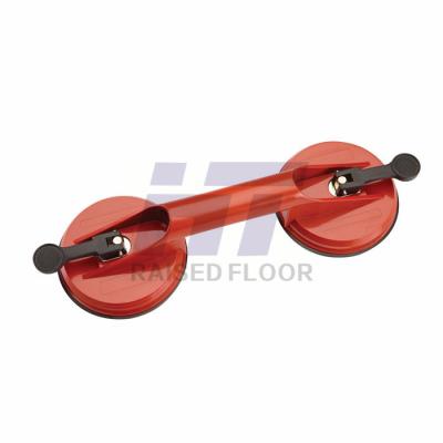 China Aluminum Raised Floor Accessories , Raised Floor Strong Suction Double Cup Panel Lifter for sale