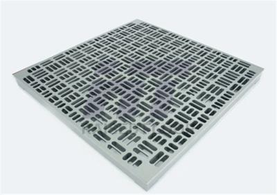 China Perforated Aluminum Raised Floor , Modern Conductive Raised Access Flooring for sale