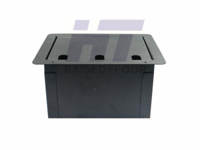 China Office Raised Floor Accessories , Multimedia Raised Access Floor Socket Outlet Box for sale