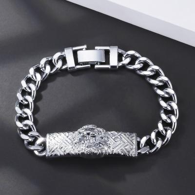 China Hip Hop Popular Vintage Fashion Men's Cuban Link Bracelet Jewelry for sale