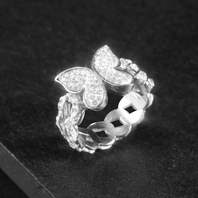 China Hip Hop Popular Initial Ring Fashion Design Style Luxury Ring For Men for sale