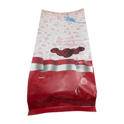 China 250g 500g 1KG Gusset Smell Proof Coffee Bean Packaging Bags Custom Printed Moisture Proof Side Pocket With Valve for sale