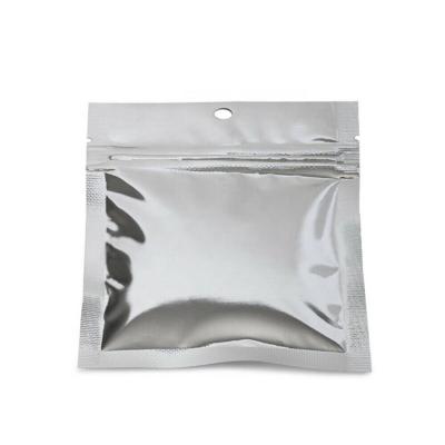 China Factory Direct Sale Food Snacks Gifts Pack Moisture Proof Sample Smell Proof Aluminum Foil Mylar Flat Zip Bag With Clear Front for sale