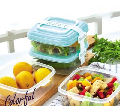 China Multi-Layer Portable Storage Fresh-Keeping Plastic Lunch Box Fresh-Keeping Wholesale Lunch Box for sale