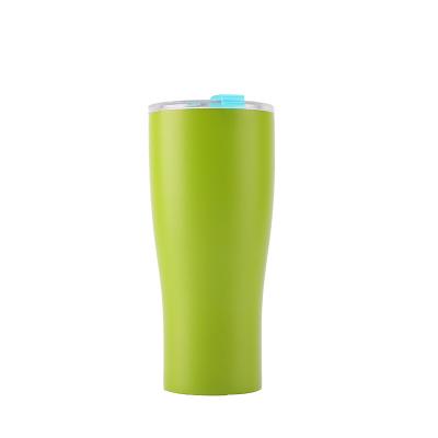 China Viable Wholesale Fashion Solid Color Thermos Mug Stainless Steel Creative Coffee Mugs for sale