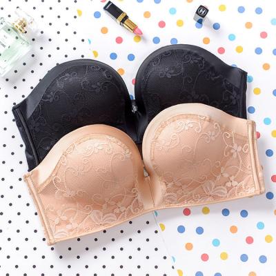 China Sexy Tube Bra Women Ladies Seamless Invisible Strapless Demi Bra Cup Bra To Cup Bandeau Top for sale