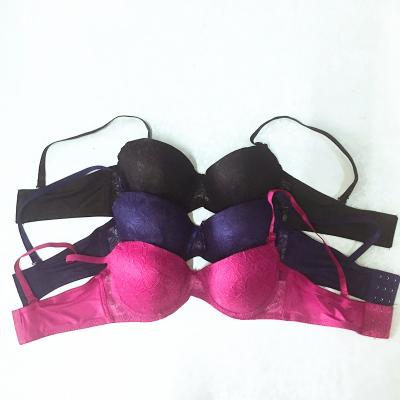 China Shantou Antibacterial Cheap Wholesale Women Lace Up Ladies Sexy Bra for sale