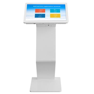 China Shopping mall/Rail way station/Liberary etc small size. 18.5 Inch Self Service Terminal Machine Floor POS Interactive Touch Screen Information Kiosk for sale