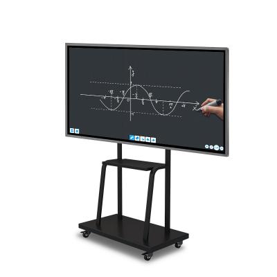 China School Teaching Tempered Glass Panel Touch Screen LCD Display Classroom Teaching 65inch 75inch Interactive Smart Board for sale