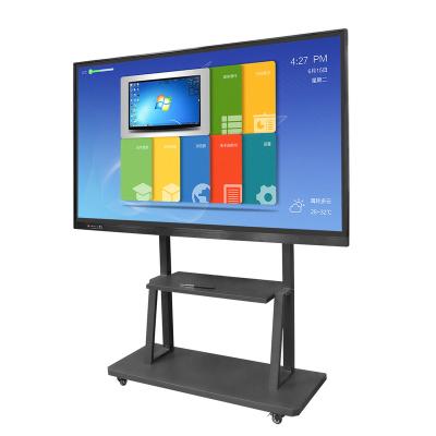 China School Teaching Wall Mounted Or Portable Mobile Stand LCD Display 65inch Wireless Projection Teaching Touch Screen Smart Interactive Panel for sale