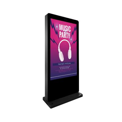 China Free Standing Capacitive Split Screen Display Touch Screen Totem Show Standalone Outdoor Digital / Network Signage Kiosk for sale