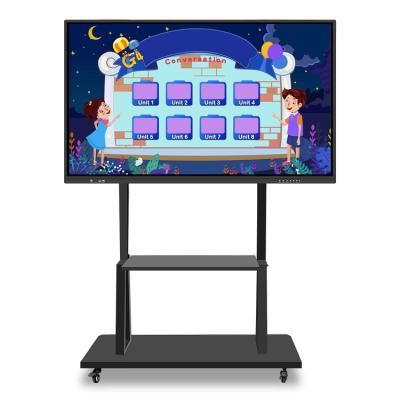 China China Supplier 65 75 86 100 Inch Touch Screen Listing Board Interactive Flat Panel Classroom Led Smart White Board SKC-75-1 for sale