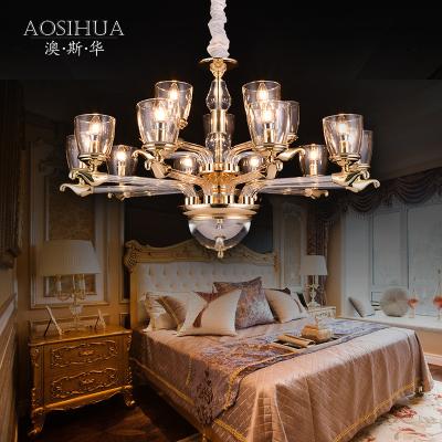 China AOSIHUA Modern Decoration Indoor Lighting European Luxury Modern Chandelier, Hotel Villa Compound Building Living Room Dining Room Bedroom Chandelier for sale