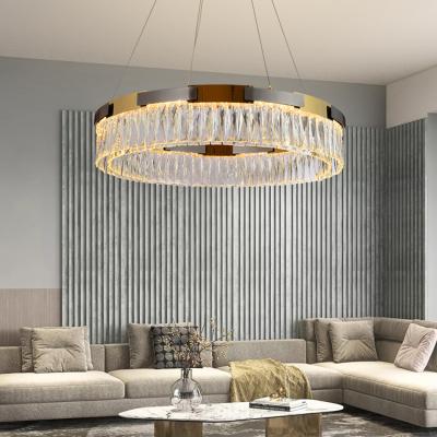 China Wholesale Price High Efficiency Light Indoor Crystal Pendant Lights For Living Room LED Ball Crystal Ceiling Light Long Hanging Chandeliers for sale