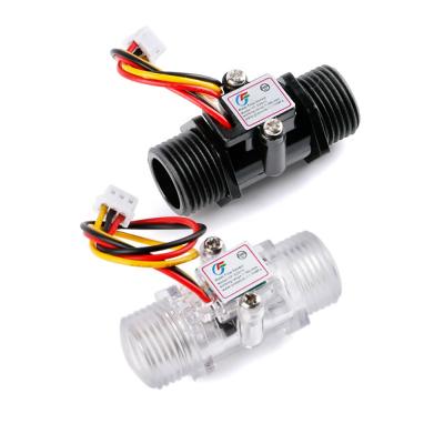 China New F=6*Q Power Water Flow Generator Stabilized Micro-hydraulic Sensor YF-S201C Transparent Wiegand Sensor Generator Water Flow for sale