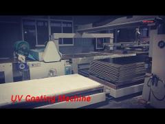 PLC UV Coating Machine 4.5KW 380V High Efficiency For Film / Paper