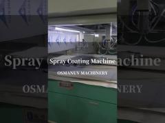 Durable White And Green Spray Coating Machine