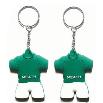 China Ecofriendly New 2023 Promotional Ideas Business Gifts Keychains Football Soccer PVC Keychain Personalized PVC Keyring for sale