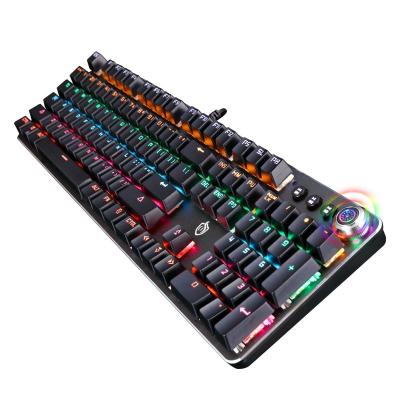 China Cute Mechanical Keyboard Game Girls E-sports Gamer Computer Peripherals Real Mechanical Keyboard And RGB Blue Switch for sale