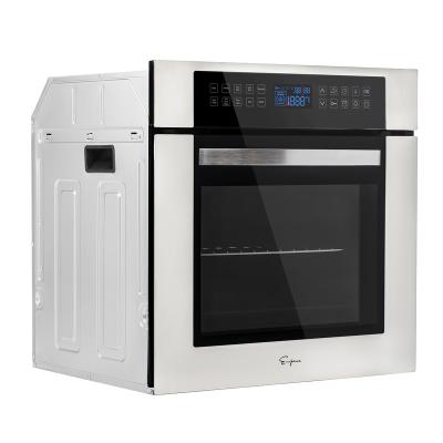 China Empava wholesale hot air wall mounted rotary built-in ovens electric baking oven with child lock for sale