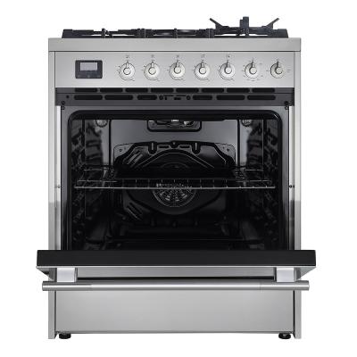 中国 Stainless Steel Multifunctional Stove Oven All-in-One Slide-In 5 Heating Elements Freestanding Kitchen Stove 販売のため